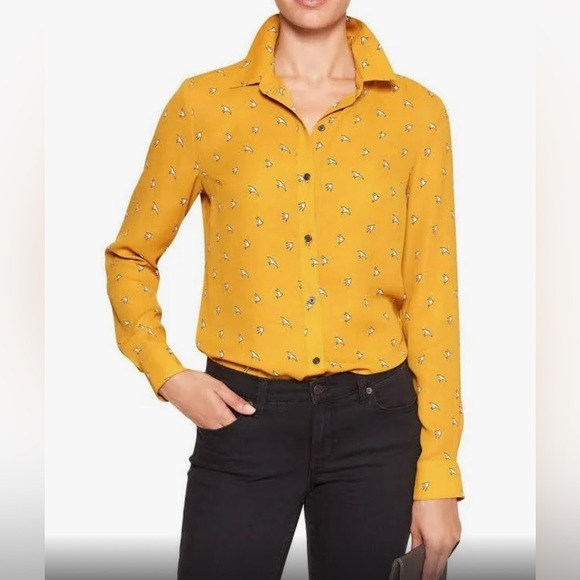 Banana Republic Classic fit button up blouse - Picture 2 of 5